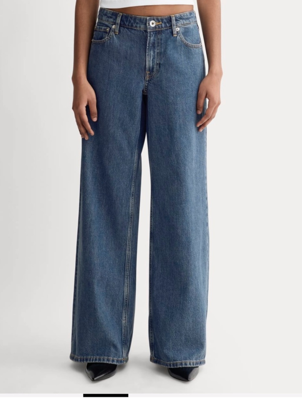 Everlane Lowkey Jeans Medium Blue Size 26